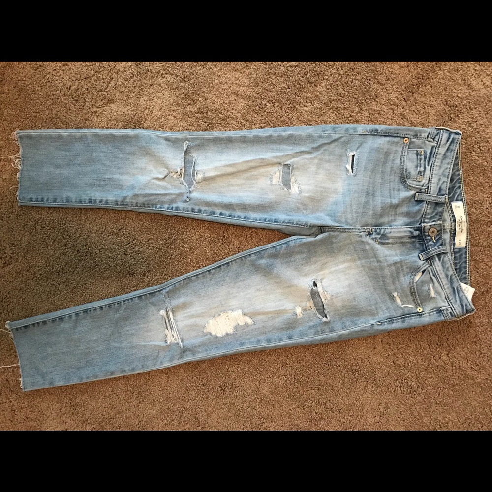 Abercrombie distressed jeans